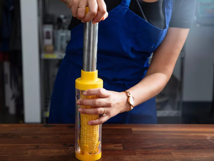 International Yellow Deluxe Corn Stripper, 10.5″ | Quickly Remove Kernels from the Cob | No Splatters or Mess | Dishwasher Safe - Image 5
