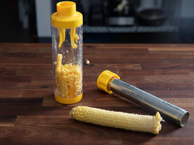 International Yellow Deluxe Corn Stripper, 10.5″ | Quickly Remove Kernels from the Cob | No Splatters or Mess | Dishwasher Safe - Image 4