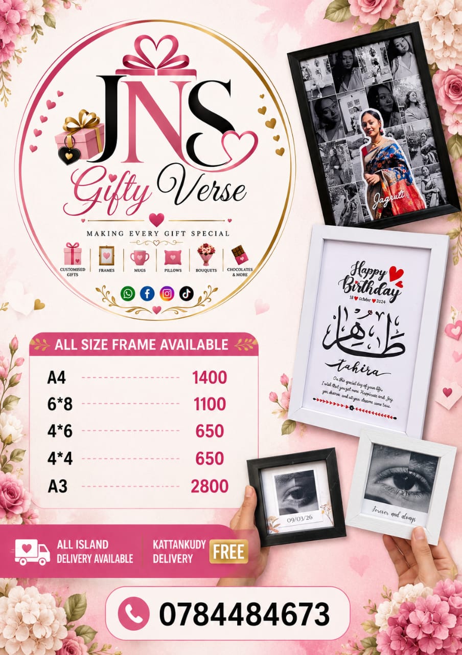 JNS Gifty Verse customised frame