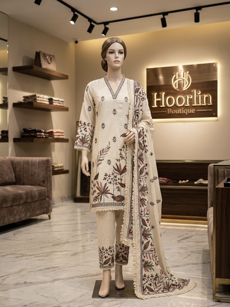 Kantha Cotton Shalwar - Image 5