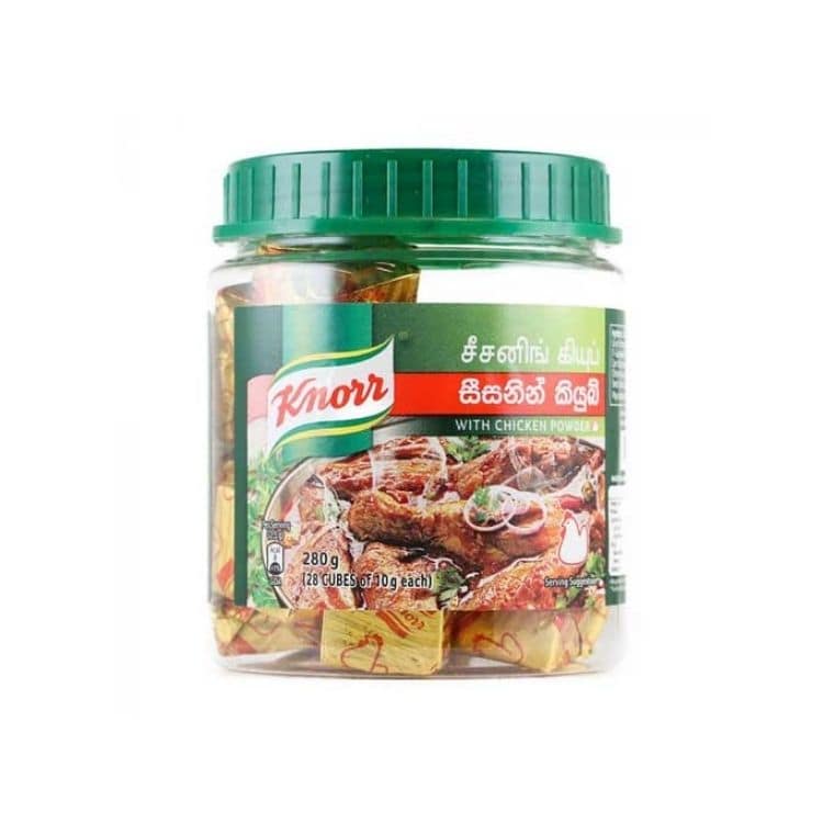 KNORR CHICKEN SEASONING CUBE CONTINER - 280G