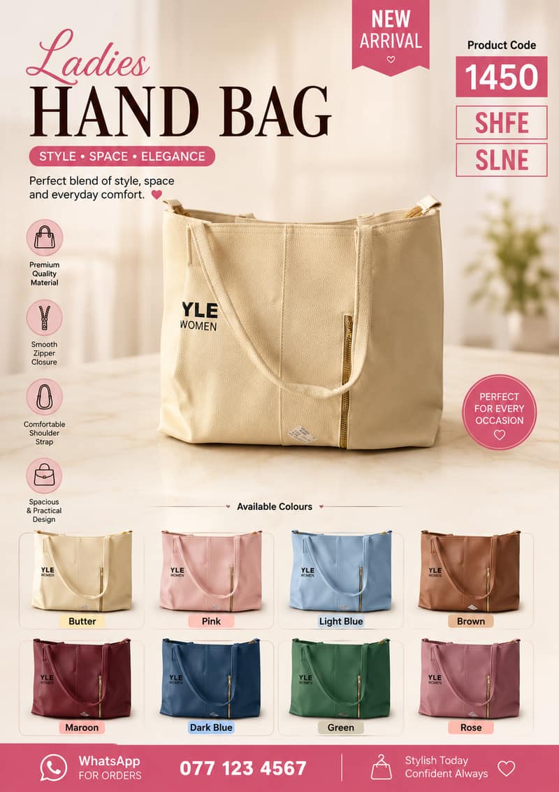 Ladies Hand Bag [1450]