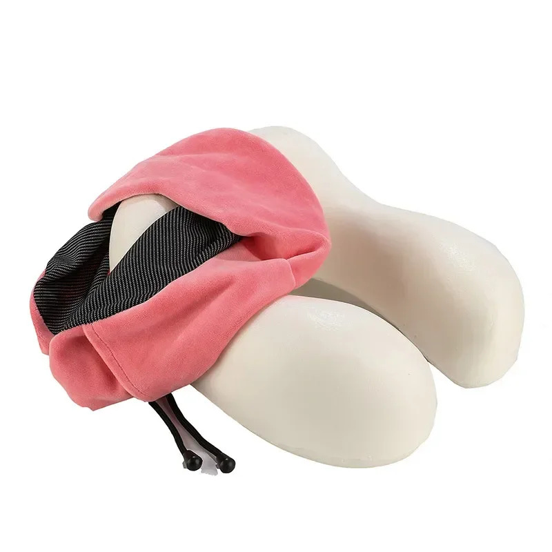 Memory Foam U-Shaped Travel Neck Pillow | Cervical Support Airplane Sleep Pillow | Soft Massage Neck Rest - Image 4
