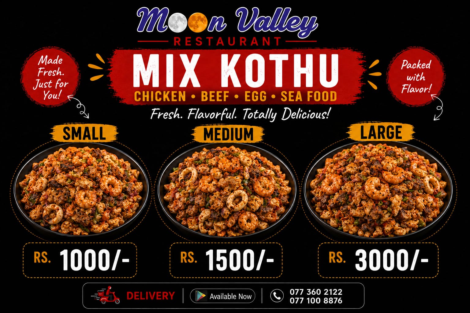 Mixed Kothu Large