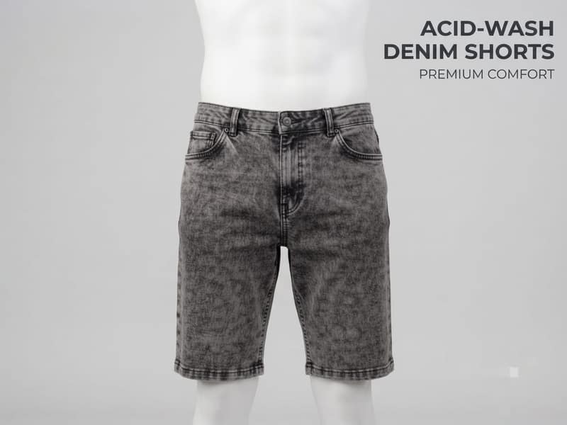 MSJ Premium Denim Shorts - Black