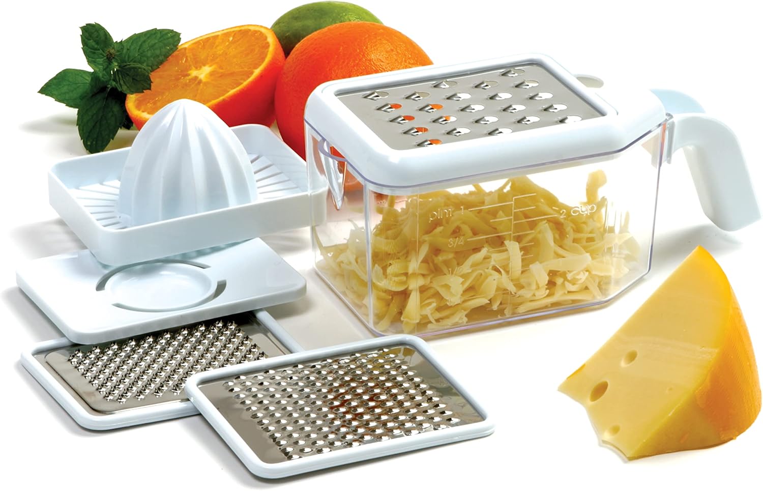 Multi Grater With Juicer & Egg Separator – Complete 6-in-1 Set for Grating, Juicing & Easy Cooking Prep - Image 2