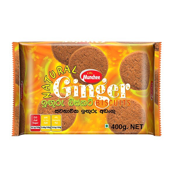 MUNCHEE GINGER BISCUIT - 400G