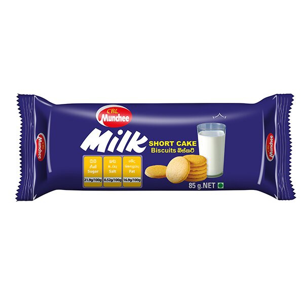MUNCHEE MILK SHORT CAKE BISCUIT - 85G