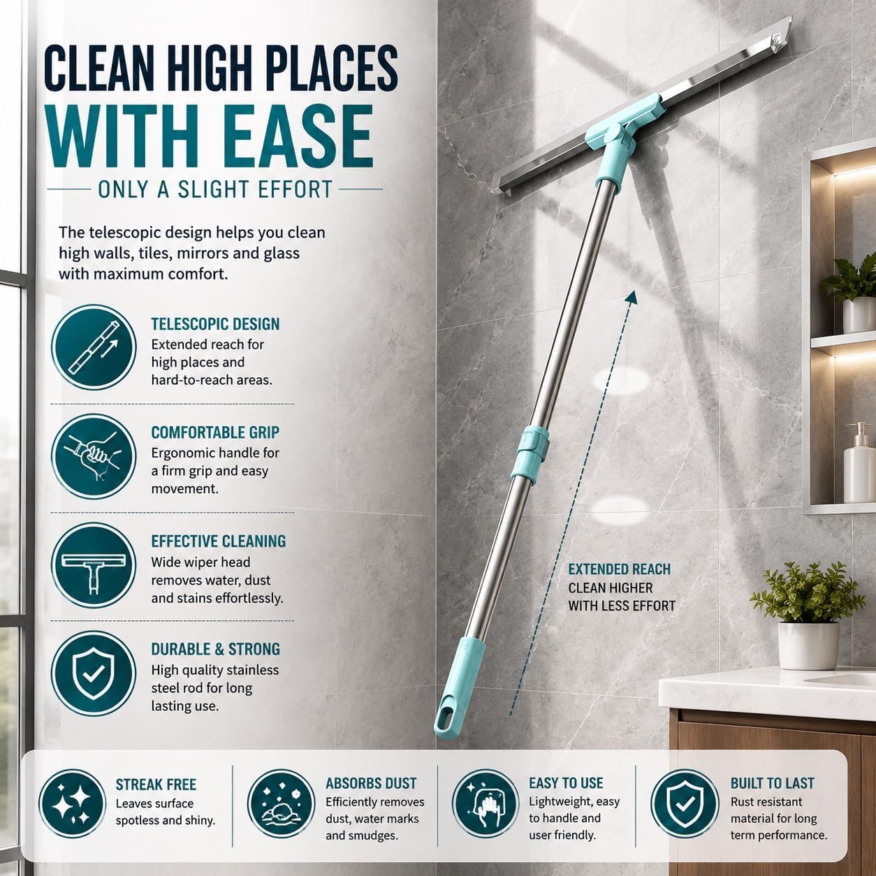 New 2 in 1 wiper broom - Image 5