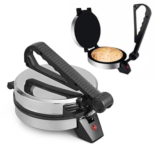 OMAX Multi Purpose Chapatti / Roti Maker – 900 Watts (Silver) - Image 5