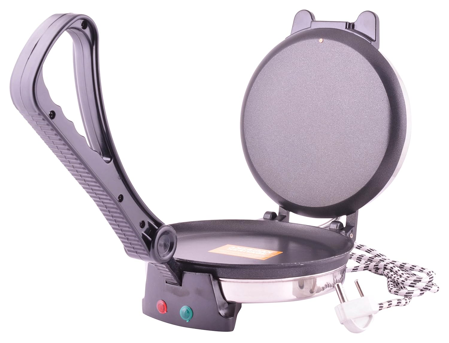 OMAX Multi Purpose Chapatti / Roti Maker – 900 Watts (Silver) - Image 4