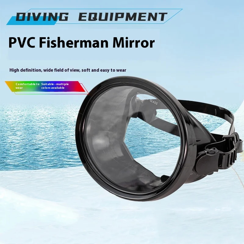 Oval Diving Mask Adjustable Anti-Fog Single Lens Scuba Goggles for Diving & Snorkeling - Image 3