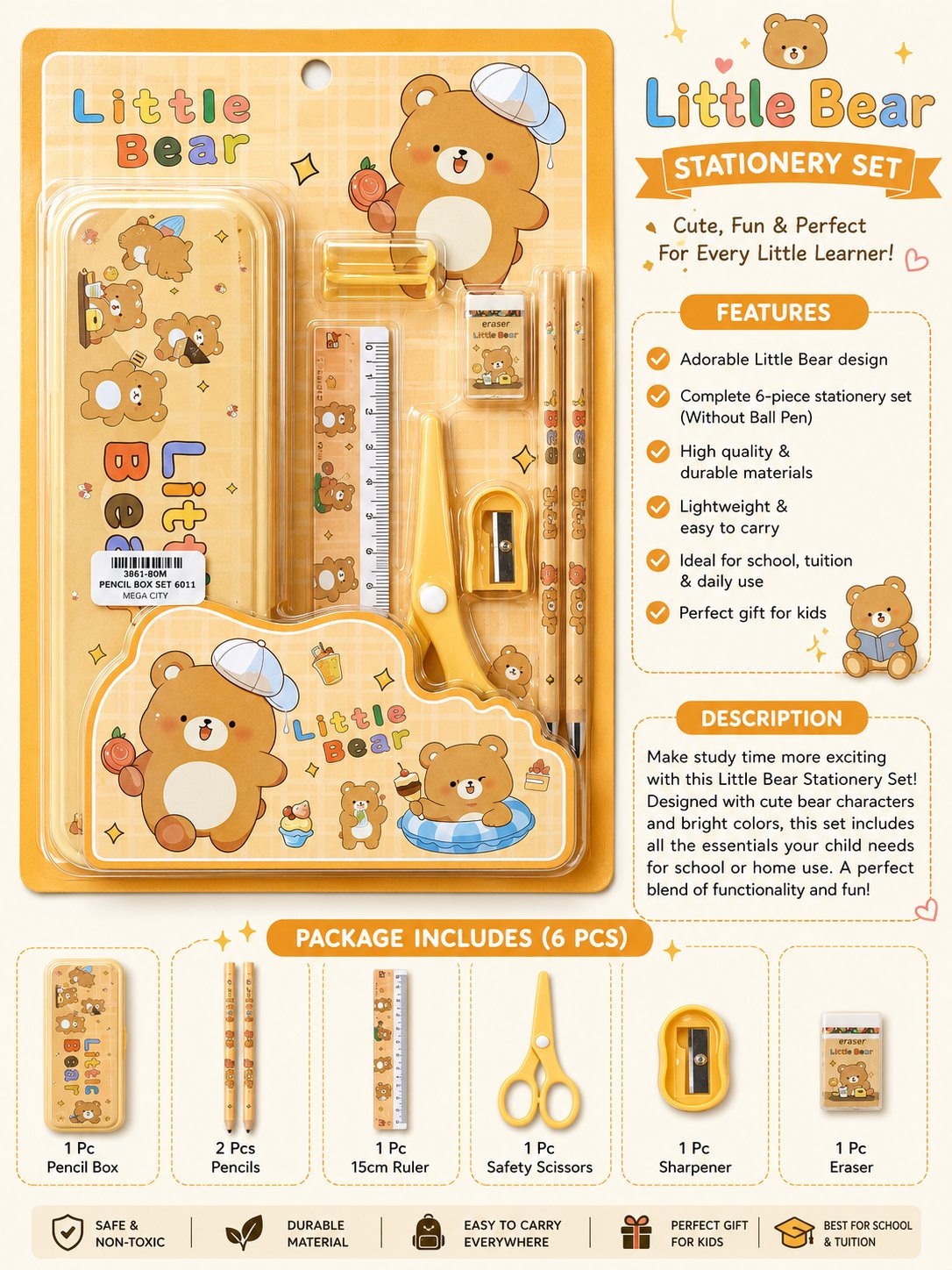 Pencil box set  60ll - Image 3