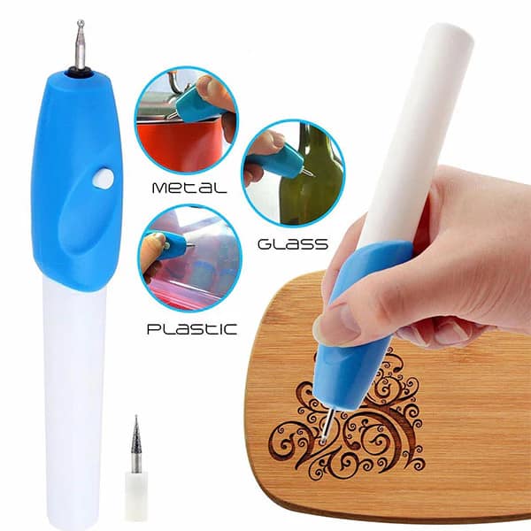 Portable Mini Electric Engraving Pen – Cordless High Precision Engraver for Jewelry, Metal, Wood & Glass