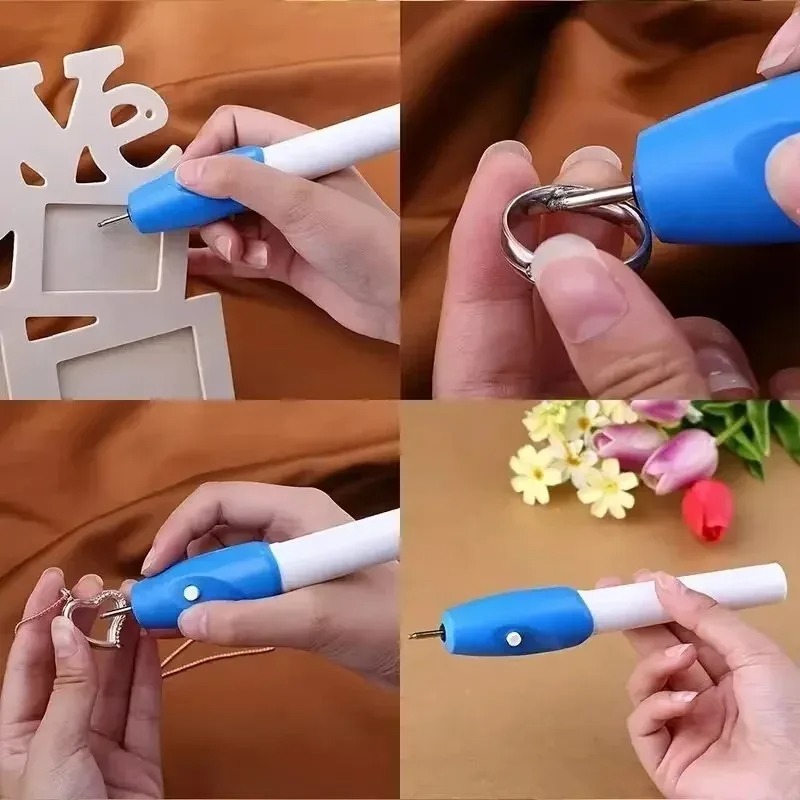Portable Mini Electric Engraving Pen – Cordless High Precision Engraver for Jewelry, Metal, Wood & Glass - Image 2