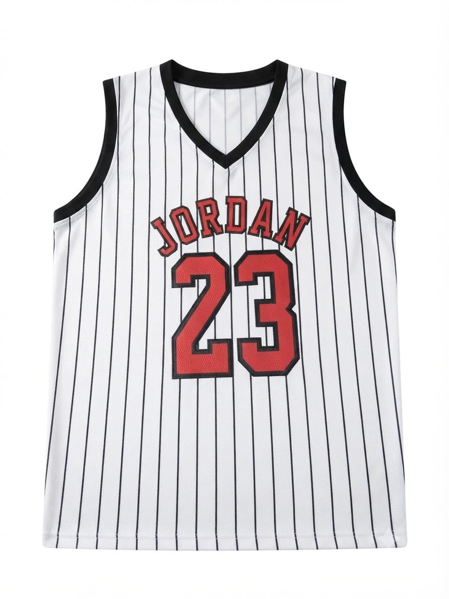 Premium Mesh Basketball "Jordan/Bulls" Retro Jersey - Image 2