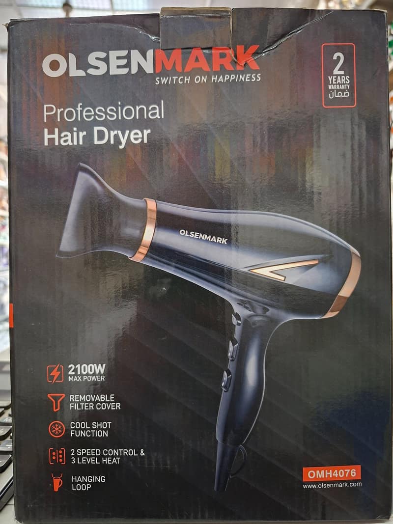 Professional hair dryer