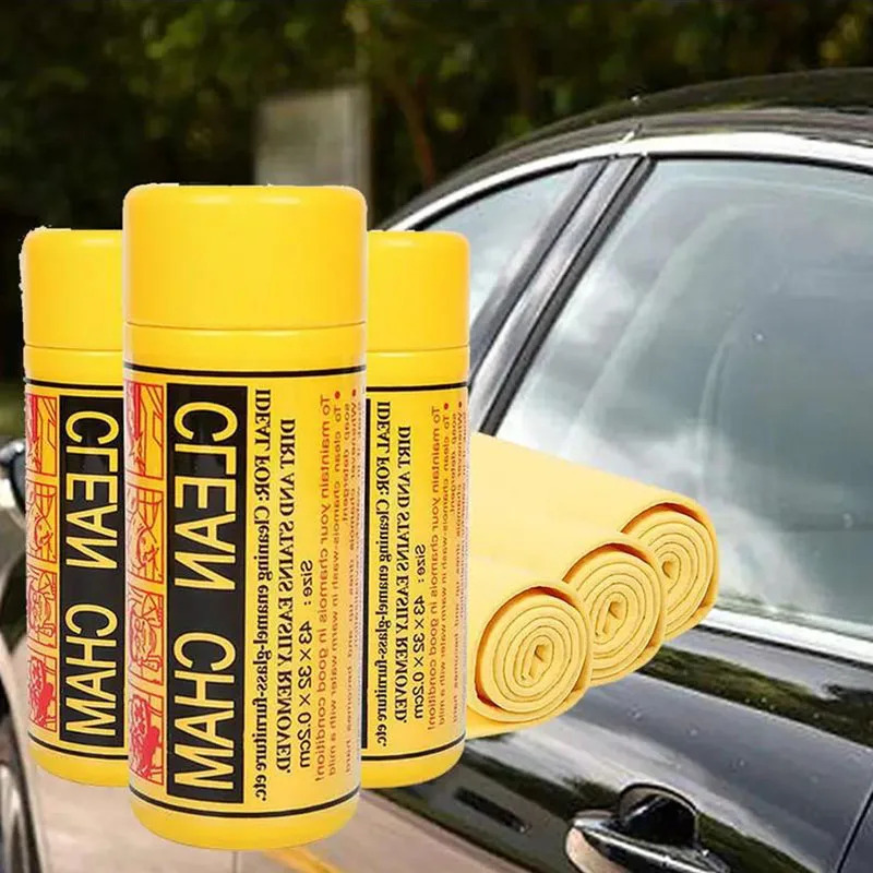 PVA Car Wash Towel Microfiber Synthetic Ultra Absorbent Quick Dry Scratch-Free Cleaning Cloth
