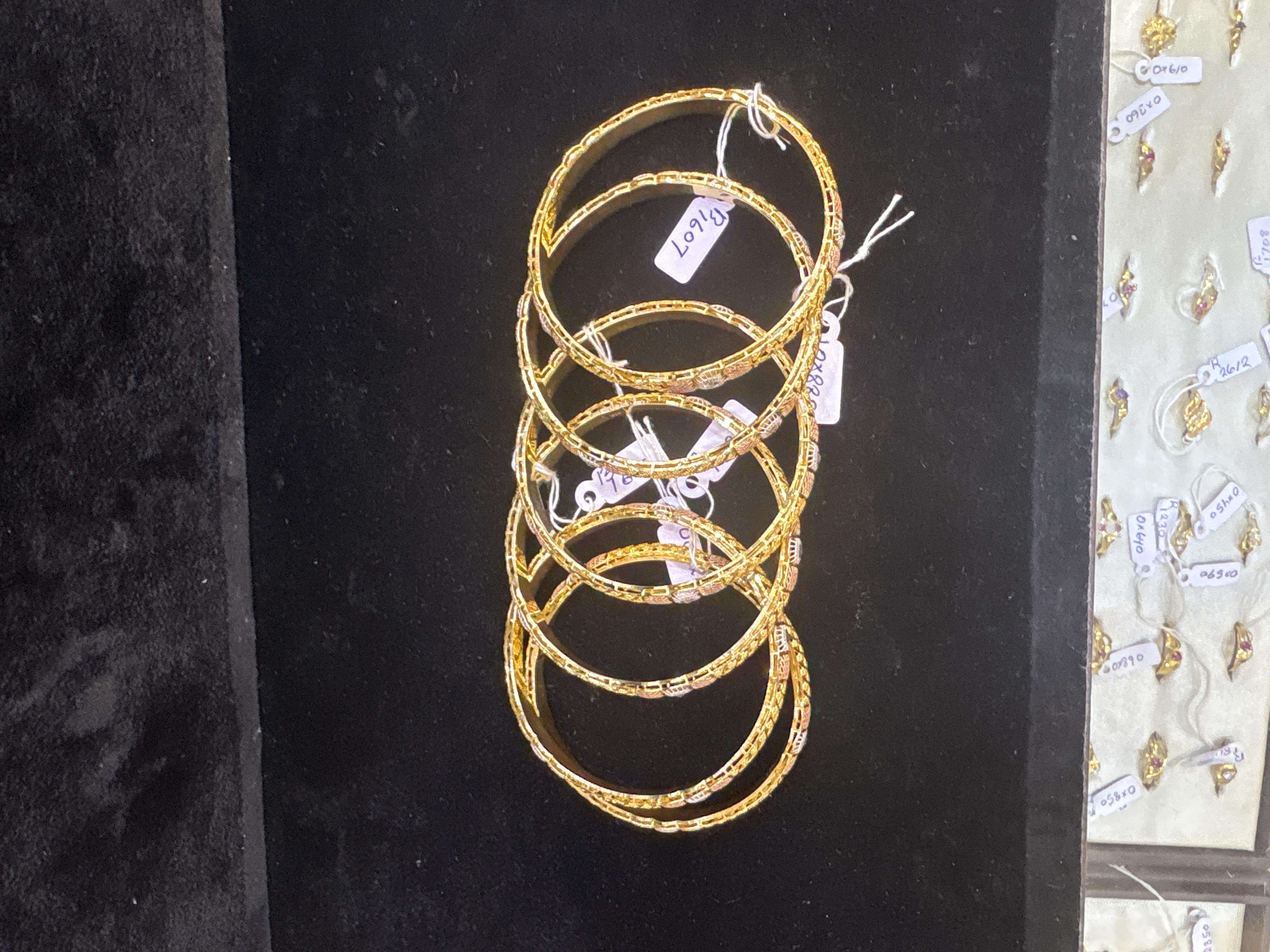 Radiant Harmony 6-Piece Gold Bangle Set - Image 2