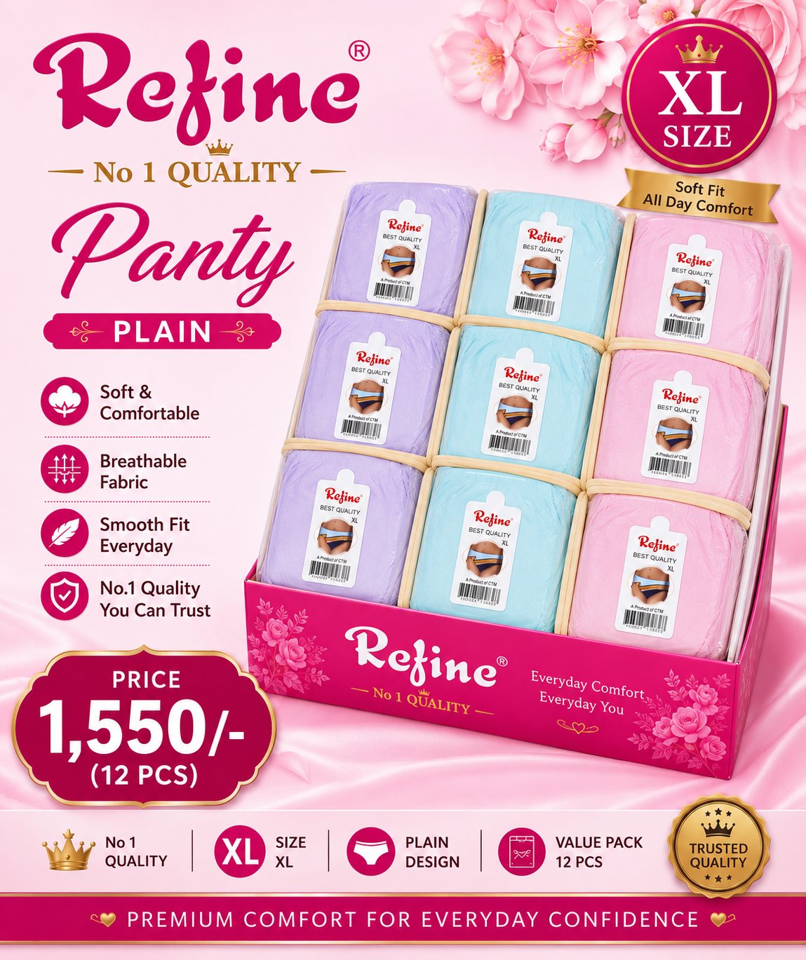 Refine No.1 Quality Panty - XL - Image 2