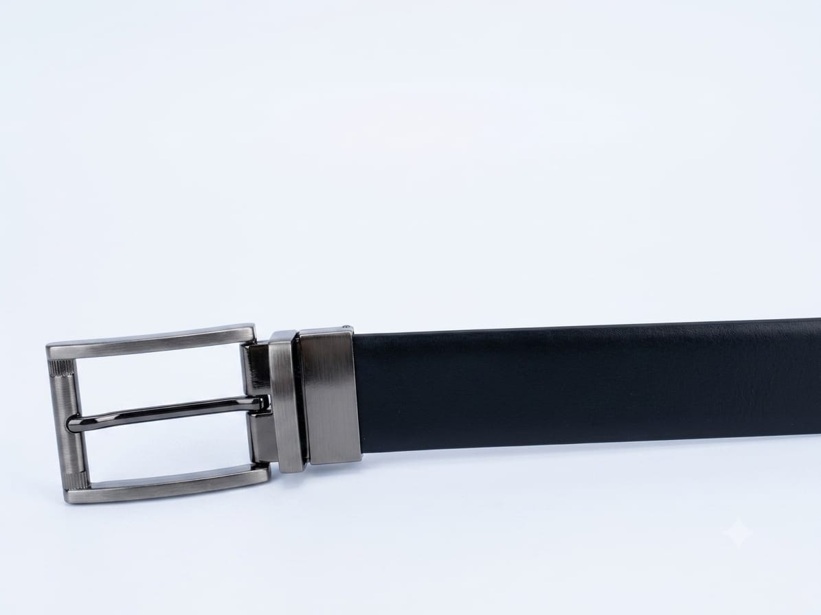 Reversible leather belt - Image 2