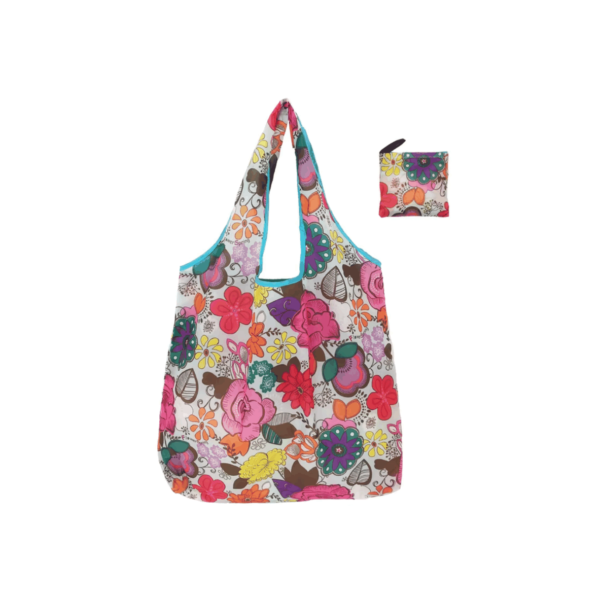Ripstop Durable Heavy Duty Folding Tote Bags Nylon Fabric Restore Cloth Reusable Superet Foldable Shopping Bag -008 - Image 2