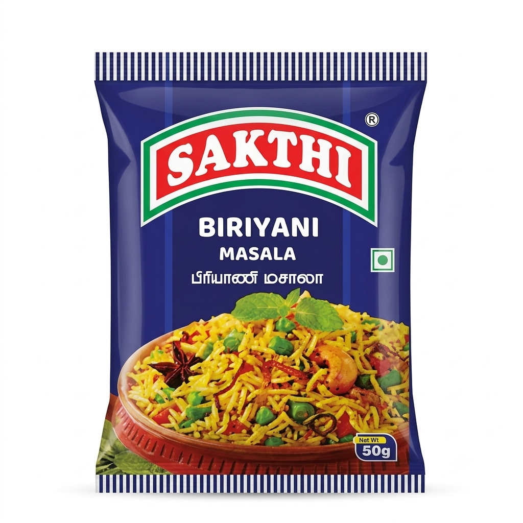 Sakthi Biriyani Masala 50g - Image 3