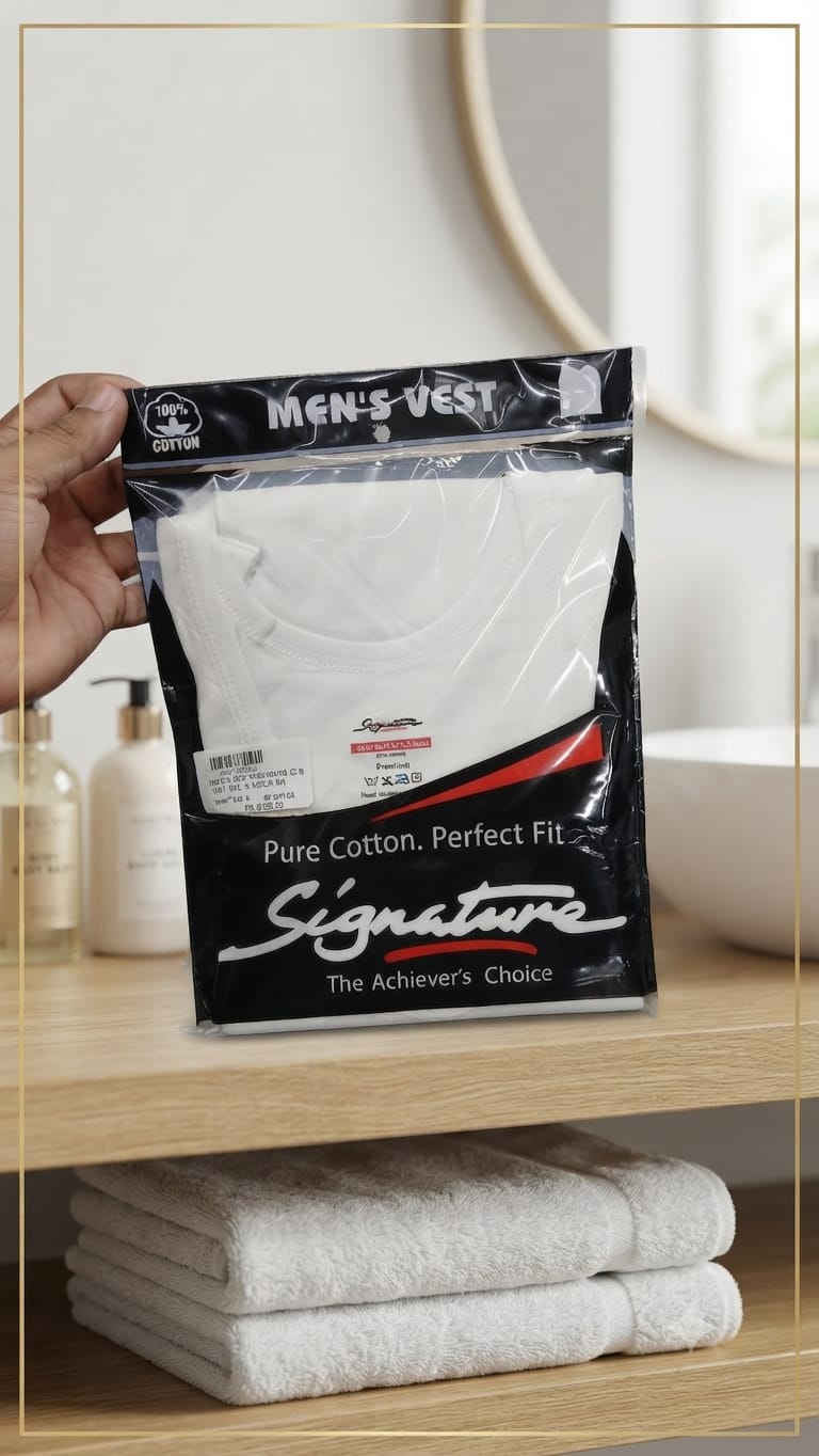 SIGNATURE MEN'S VEST RN - Image 2