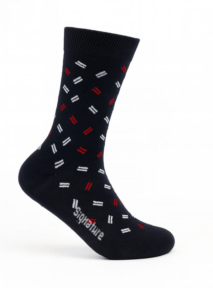 SIGNATURE PRINTED CASUAL MEN’S SOCKS - Image 3