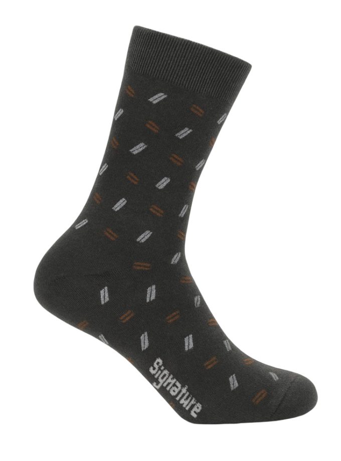 SIGNATURE PRINTED CASUAL MEN’S SOCKS - Image 4
