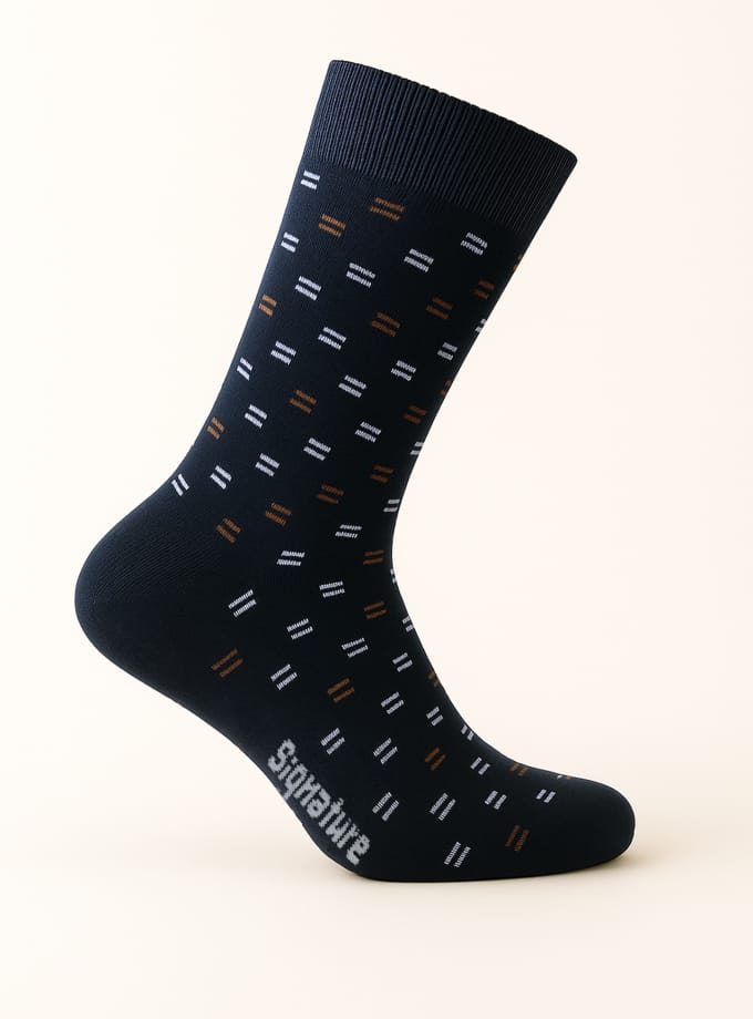 SIGNATURE PRINTED CASUAL MEN’S SOCKS - Image 2