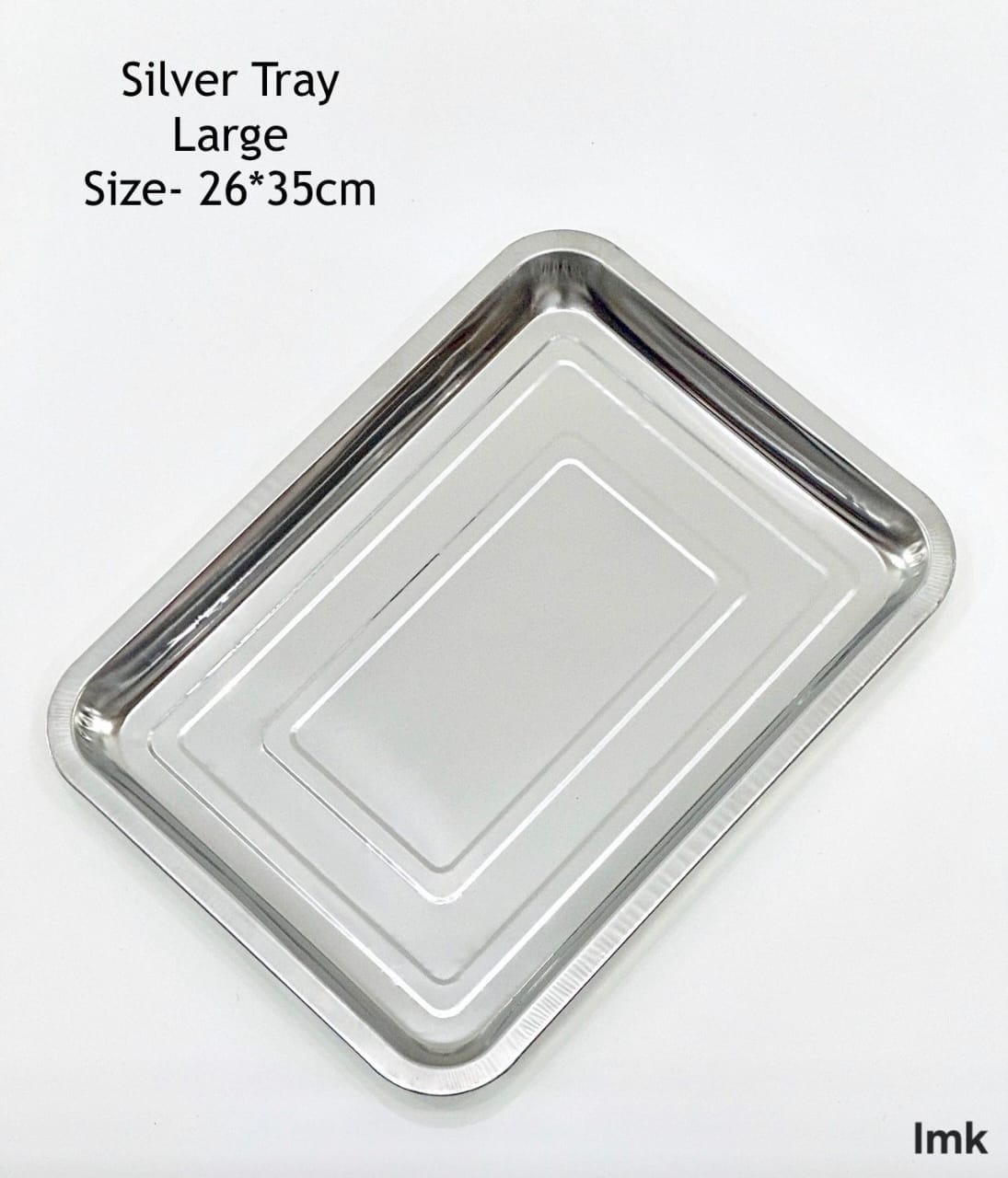Silver cake tray (L) cn