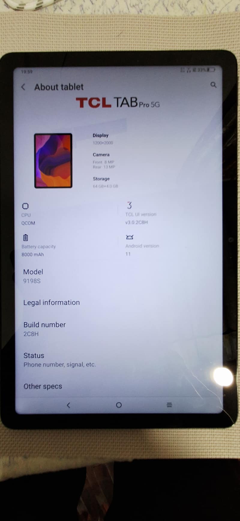 TCL TAB PRO 5G