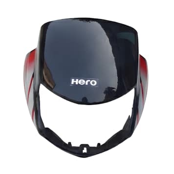 TEEMAX CD Deluxe 2009 Model Cowl – Black & Red Colour
