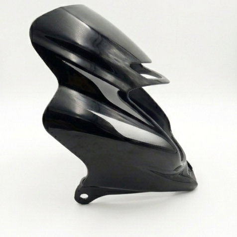 TEEMAX Platina Cowl – Black & Silver Colour - Image 2