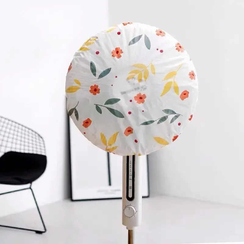 Universal Fan Dust Cover Waterproof Reusable Round Protector Cover Suitable for Home, Office, School & Travel – Random Colors