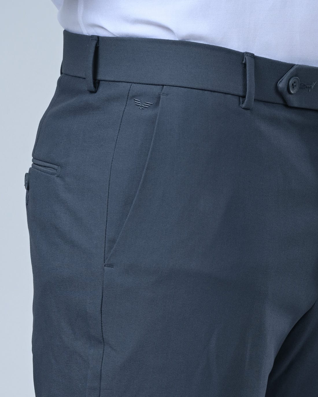 Vantage Blue 4 way Stretch Formal Wear Trouser - Image 3