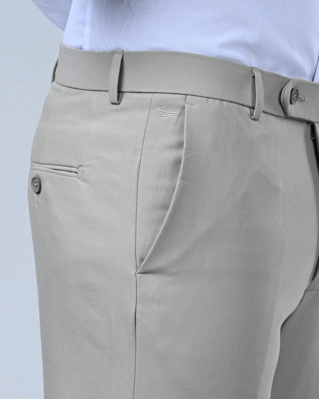 Vantage Blue 4 way Stretch Formal Wear Trouser - Image 5