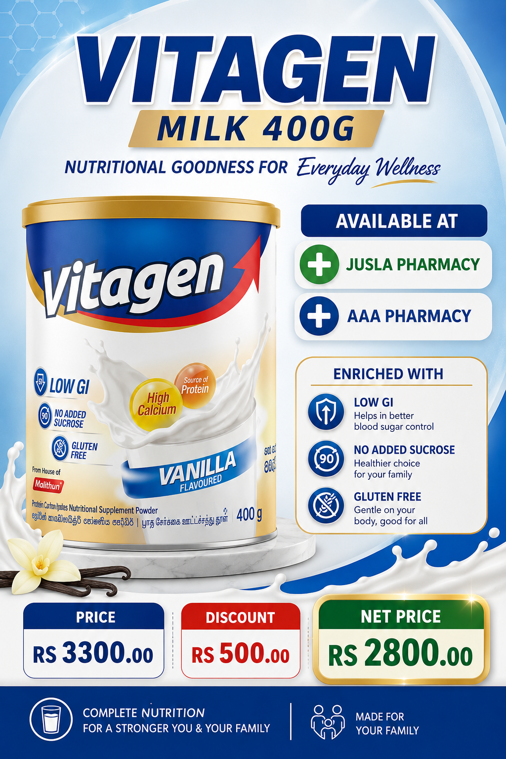 VITAGEN MILK 400G