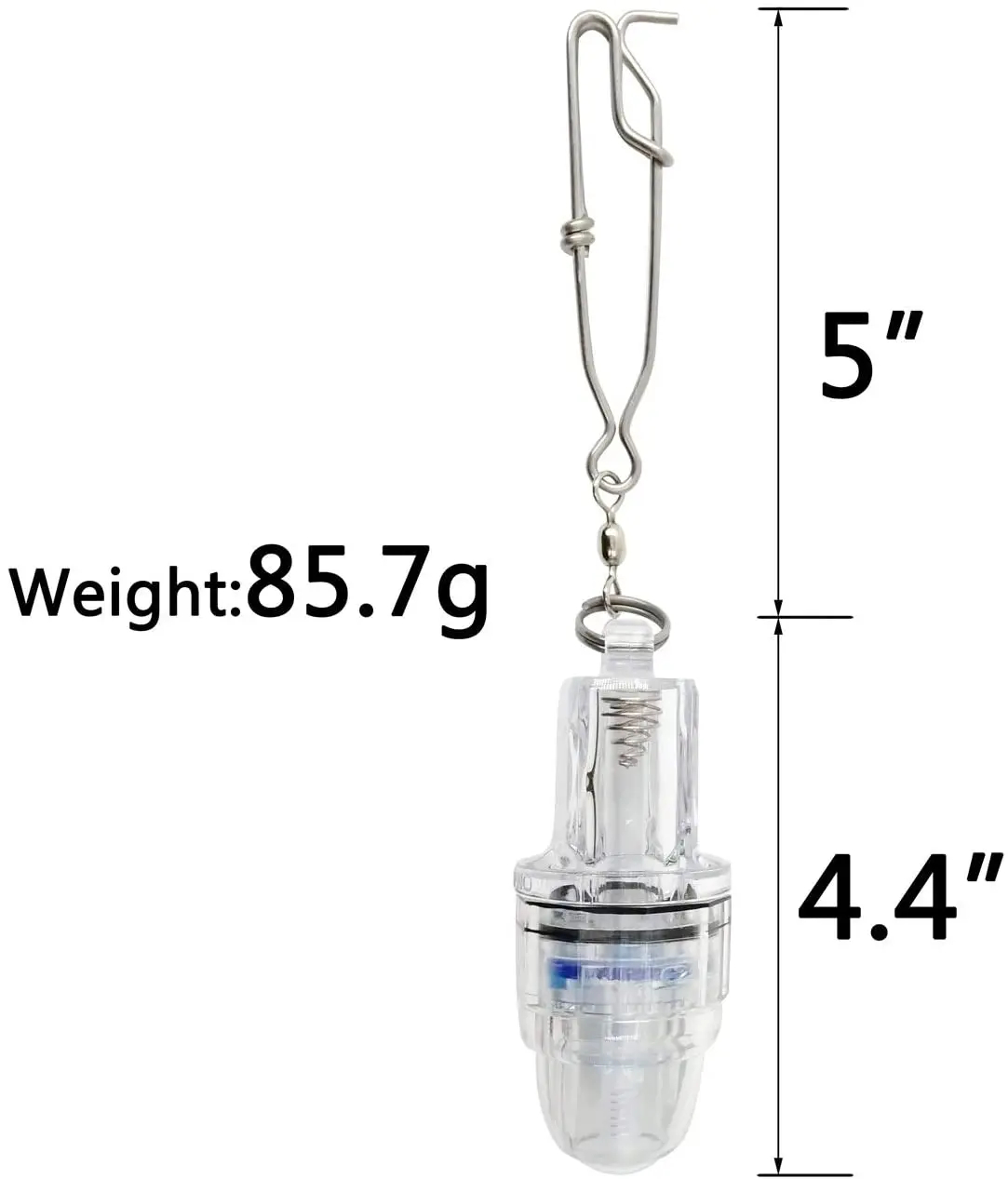 Waterproof LED Flashing Light for Fishing - Night & Deep Water Fish Attracting Lamp With Clip - Elephant Repellent Light for Farms & Night Use - Image 2