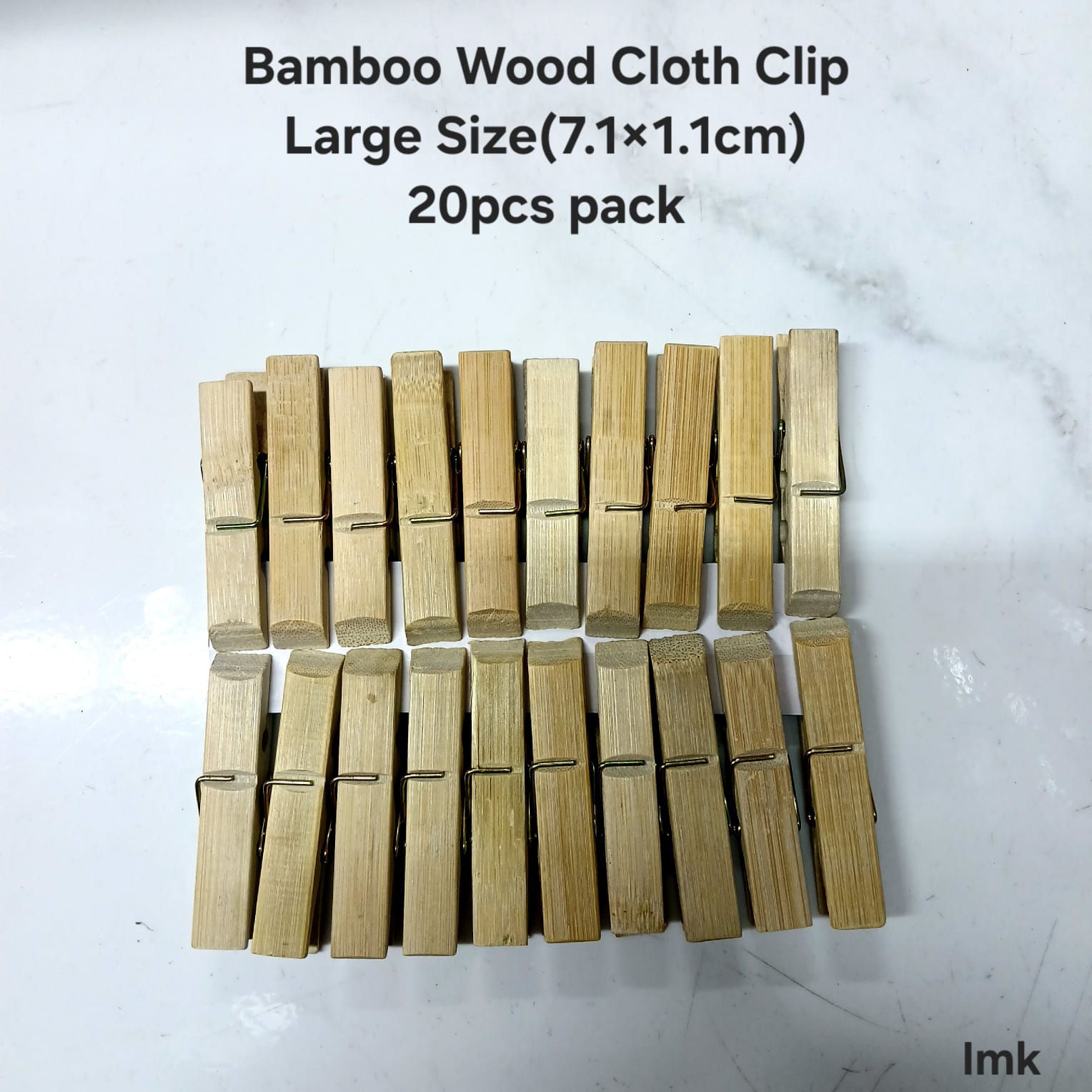 Wood clothespin large - Image 3
