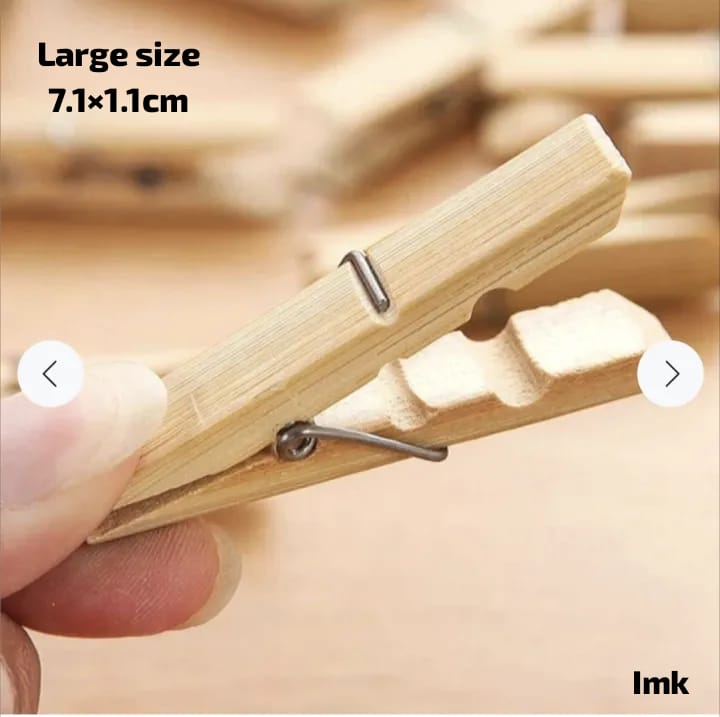 Wood clothespin large - Image 2