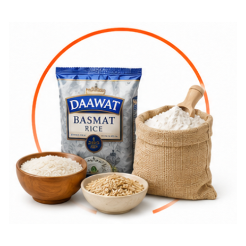 Rice, Sugar, Flour & Grains