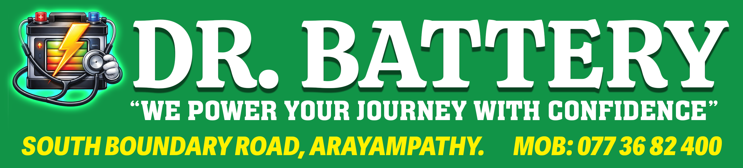 DR BATTERY banner