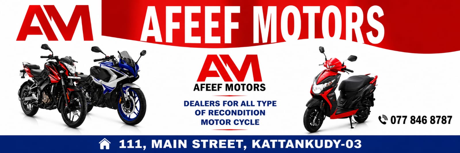 Afeef Motors banner