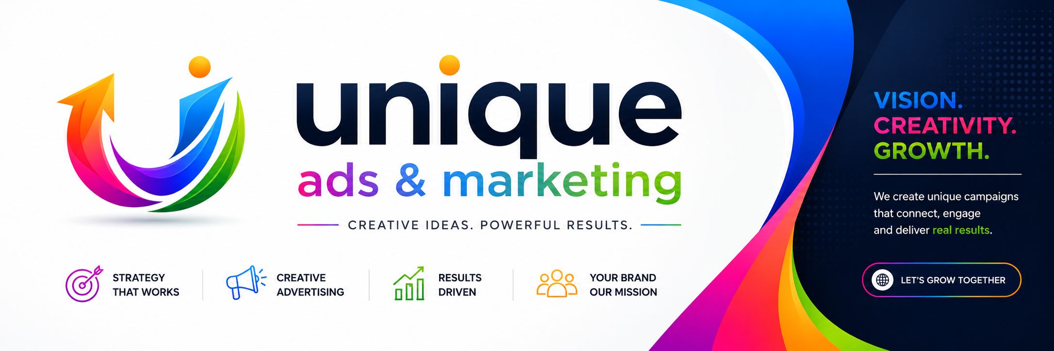 Unique Ads  & Marketing banner