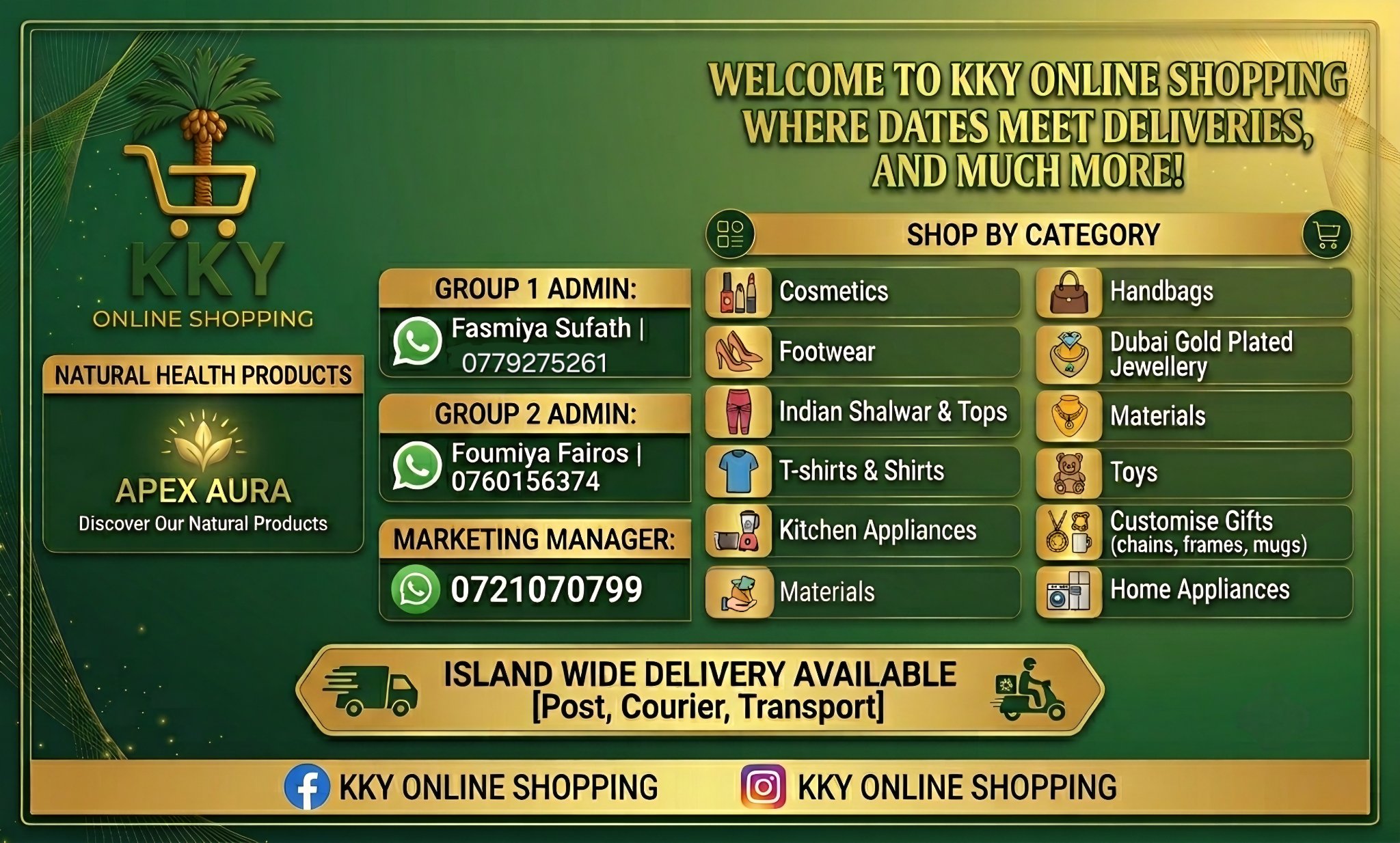 KKY Online Shopping banner