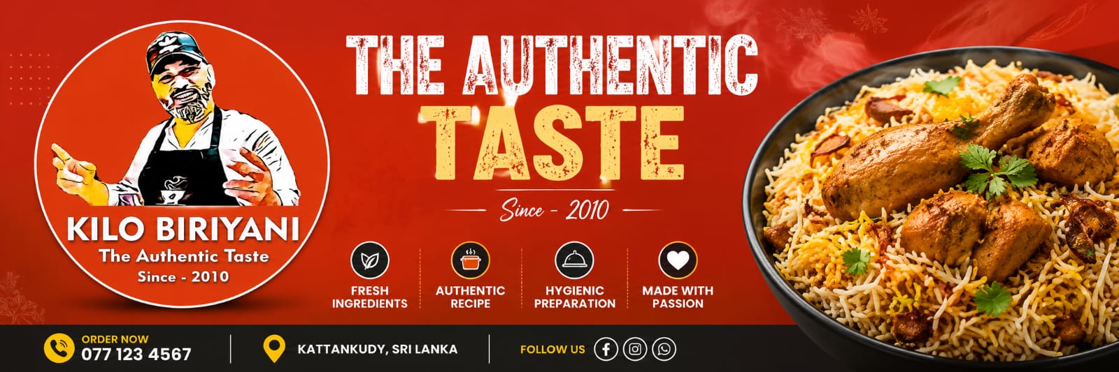 Kilo Biriyani Restaurant Kattankudy banner
