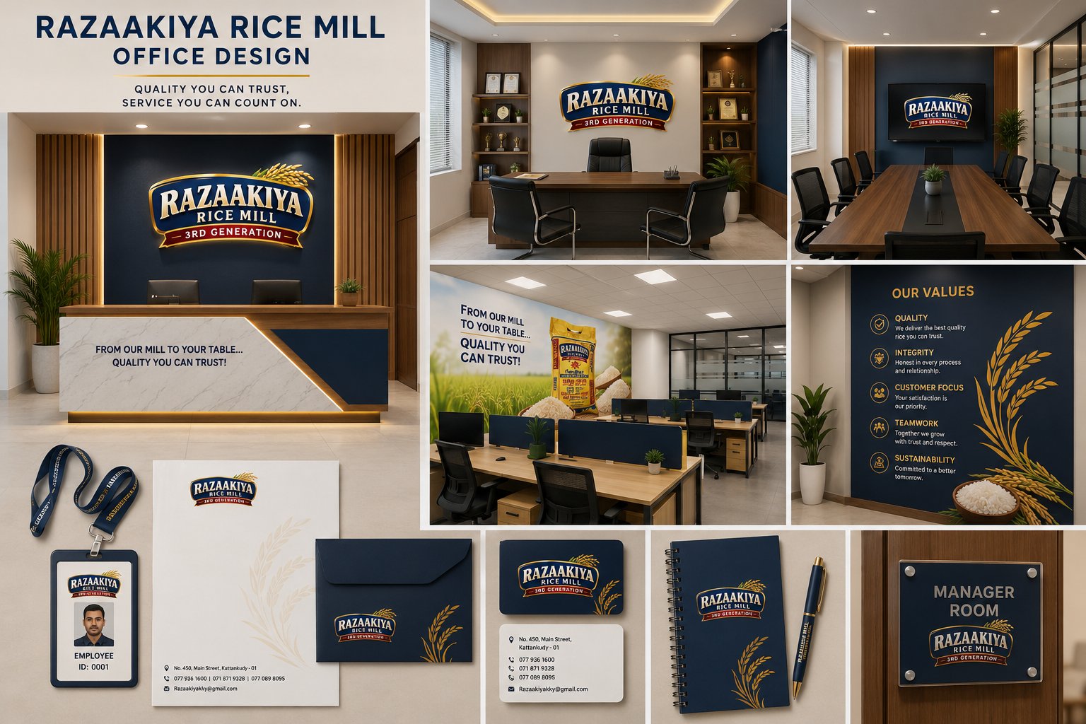 RAZAAKIYA RICE MILL banner