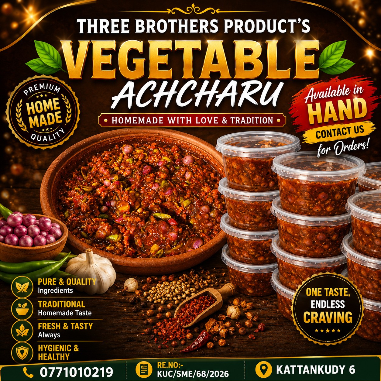 THREE BROTHERS PRODUCT'S banner